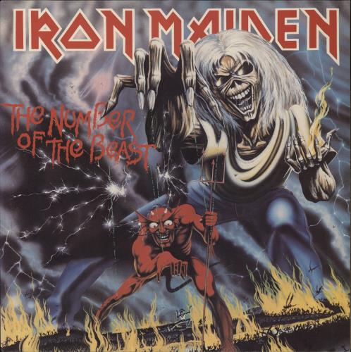 Iron Maiden The Number Of The Beast - 1st UK vinyl LP album (LP